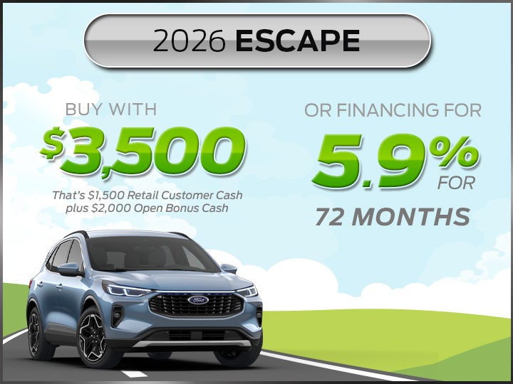 New 2026 Ford Escape