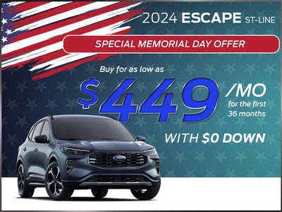 New 2024 Ford Escape